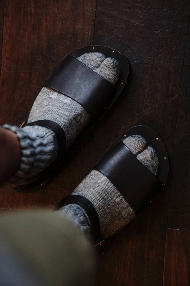 VASCO "LEATHER DESERT SANDAL"