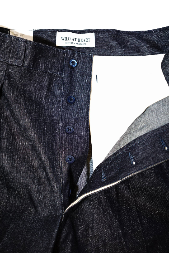 WILD AT HEART CHINO TROUSERS center crease BEIGE