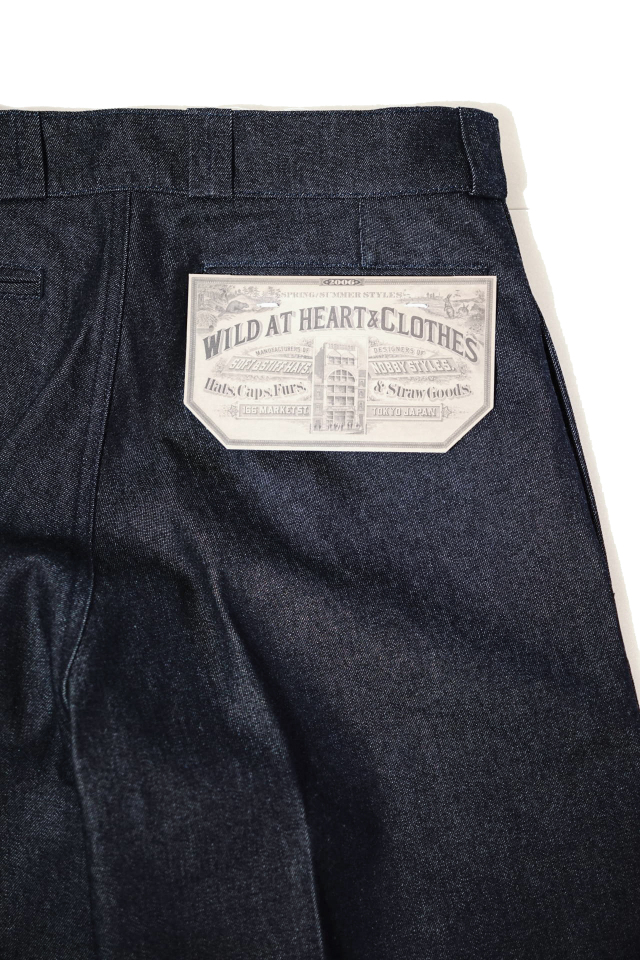 WILD AT HEART CHINO TROUSERS center crease BEIGE