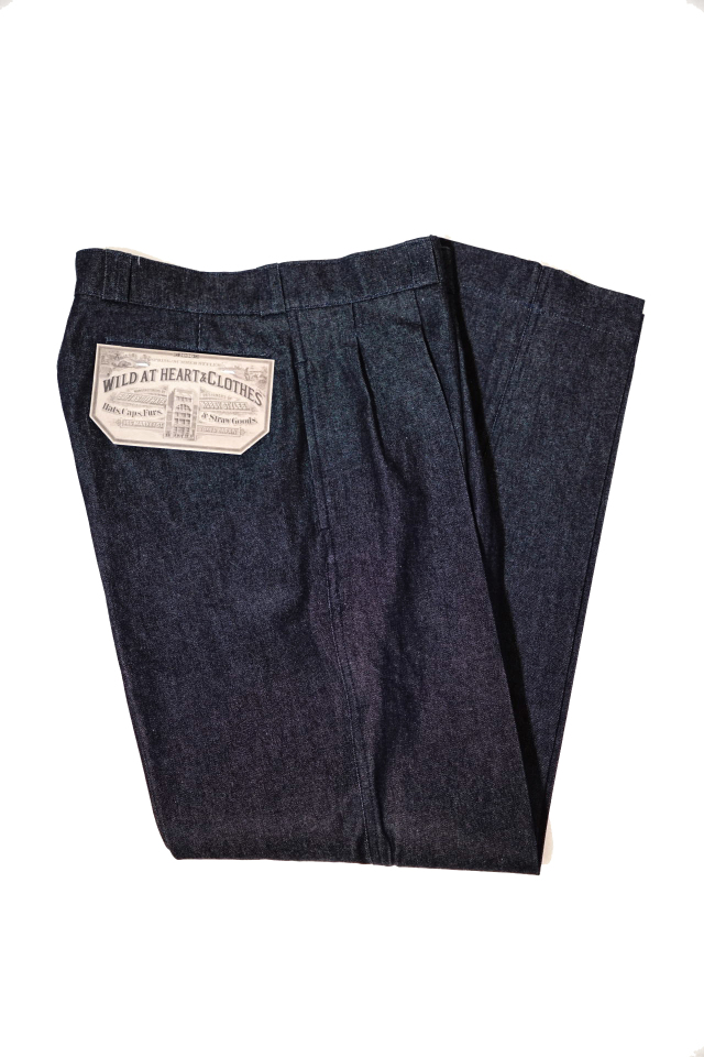 WILD AT HEART CHINO TROUSERS center crease BEIGE