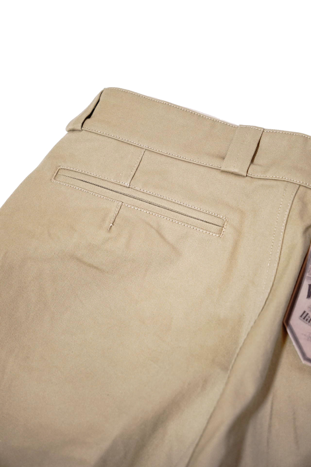 WILD AT HEART CHINO TROUSERS center crease BEIGE
