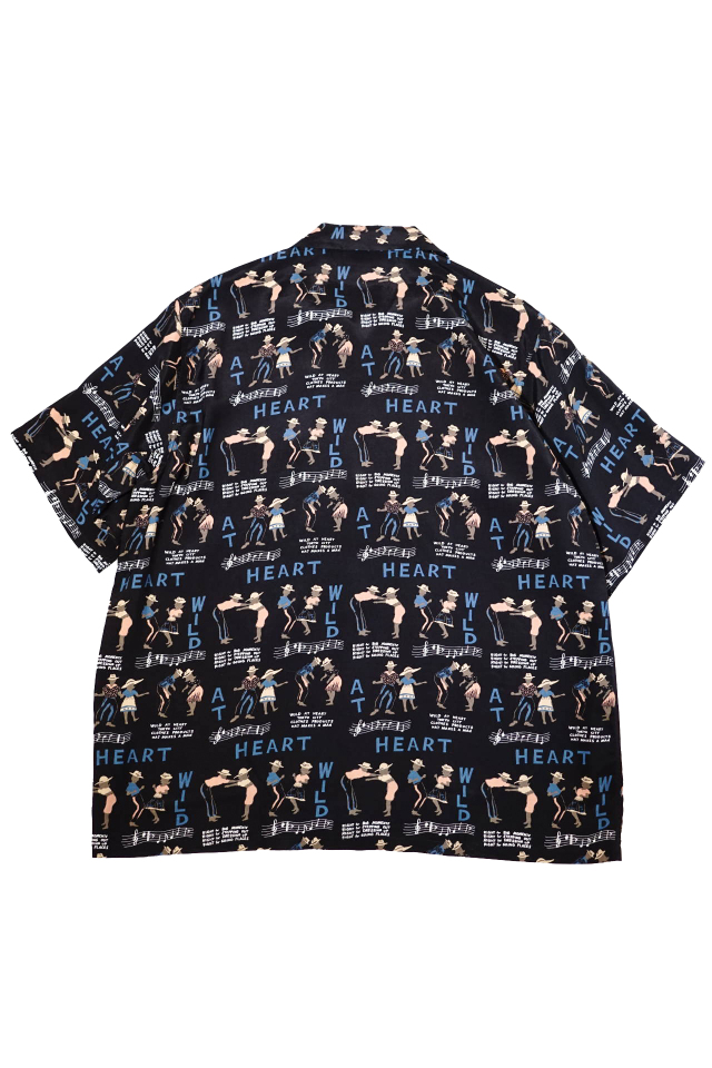 WILD AT HEART "SKA" Rayon Open Collar S/S Shirts