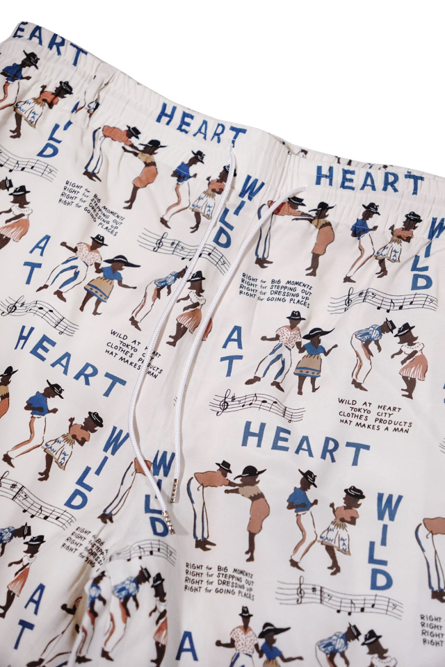 WILD AT HEART "SKA" Rayon Short Pants