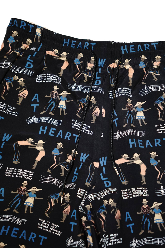 WILD AT HEART "SKA" Rayon Short Pants