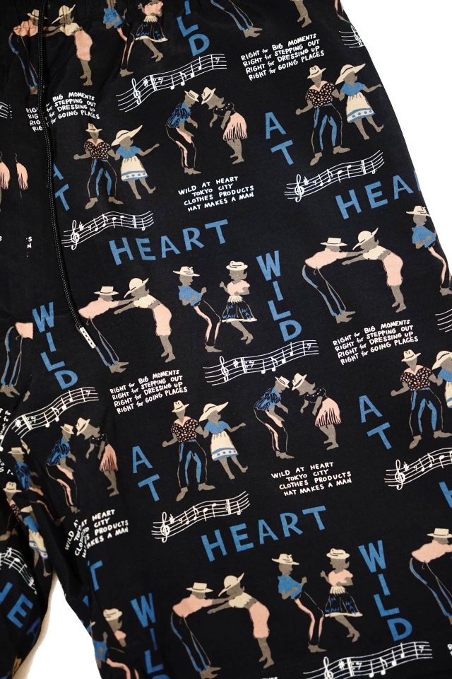 WILD AT HEART "SKA" Rayon Short Pants