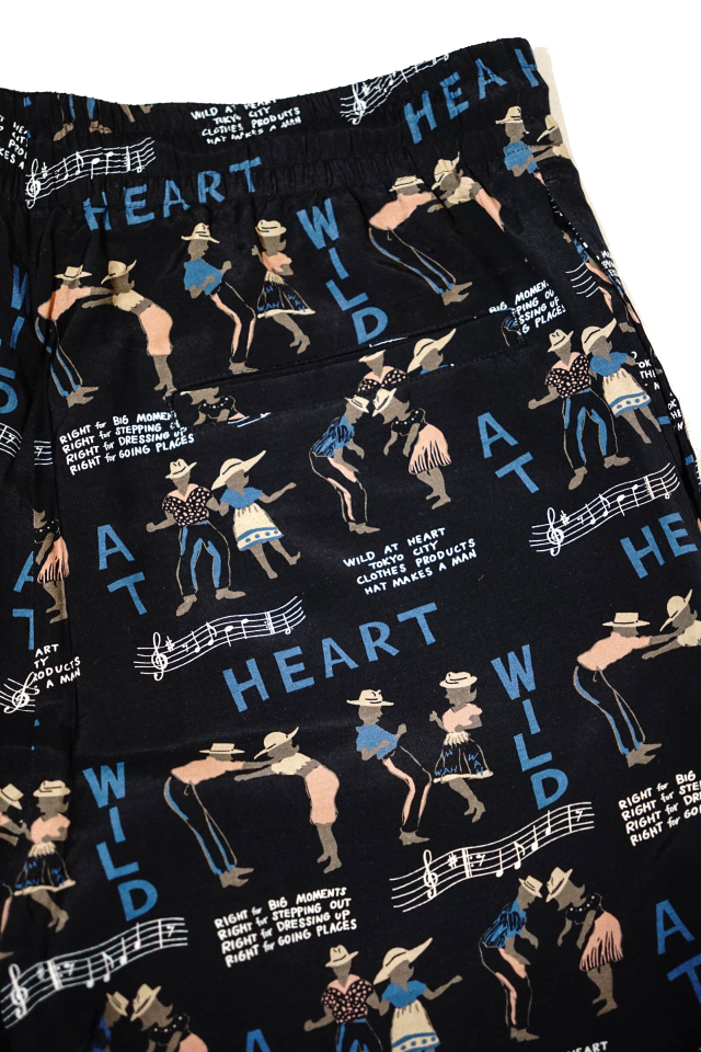 WILD AT HEART "SKA" Rayon Short Pants