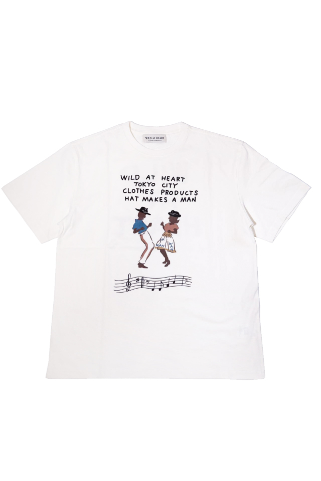 WILD AT HEART "SKA" 6.2oz Crew Neck S/S TEE