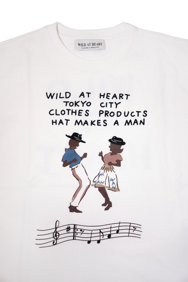 WILD AT HEART "SKA" 6.2oz Crew Neck S/S TEE