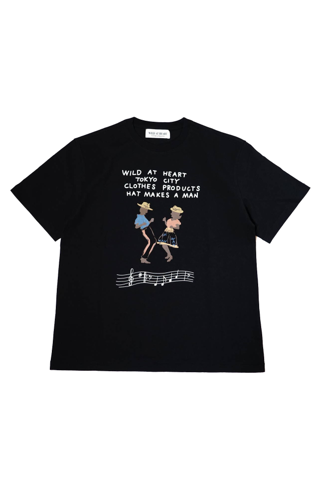 WILD AT HEART "SKA" 6.2oz Crew Neck S/S TEE
