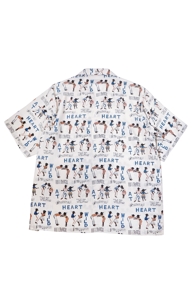 WILD AT HEART "SKA" Rayon Open Collar S/S Shirts