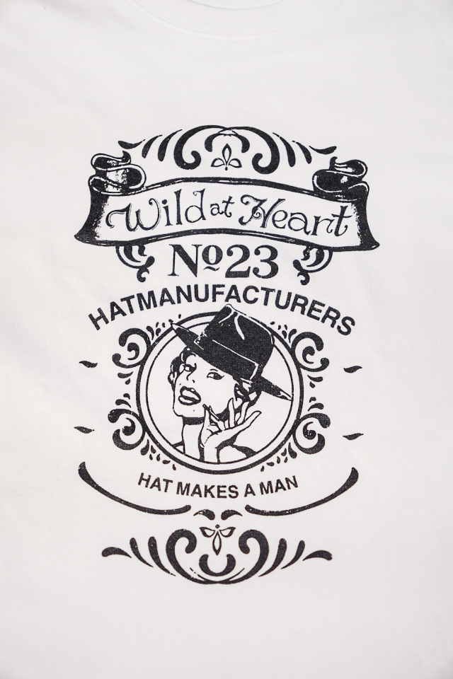WILD AT HEART "PIN UP" 6.2oz Crew Neck S/S TEE