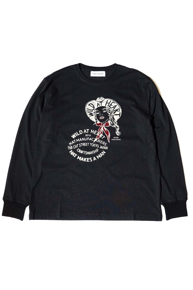 WILD AT HEART "FRONTIER COWGIRL" TEE LS