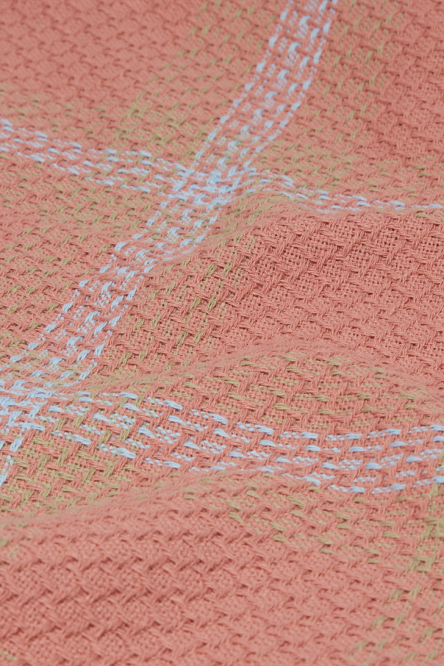 wax london "Whiting Overshirt" Pink/Blue