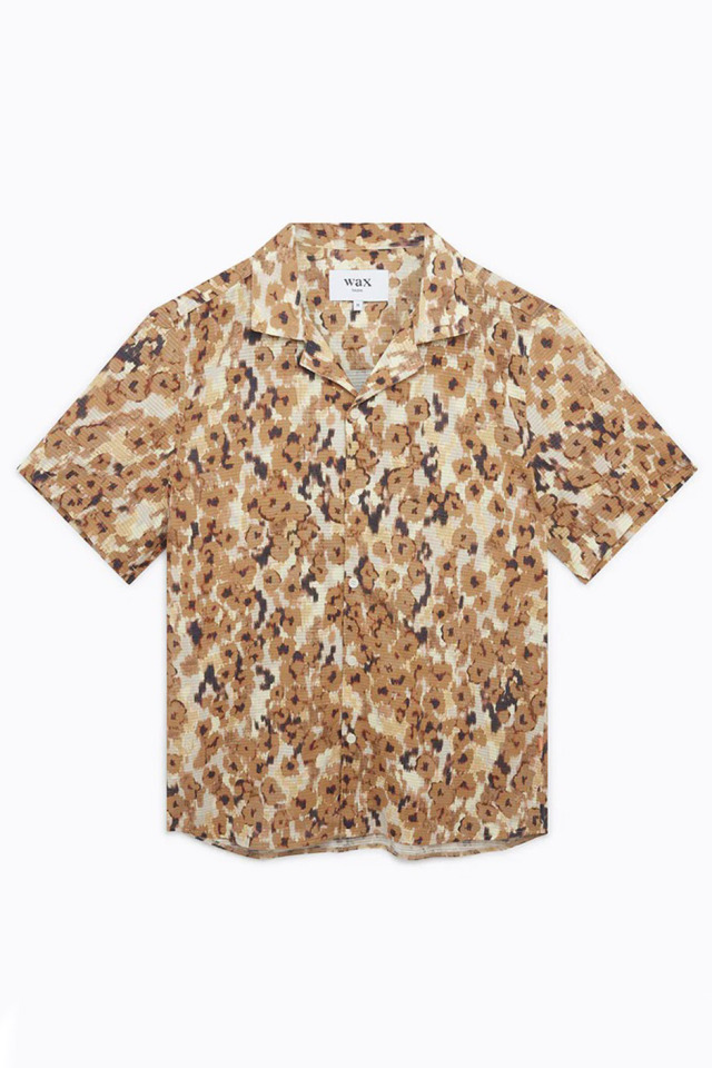 wax london "DIDCOT SS SHIRT" CHEET GOLD