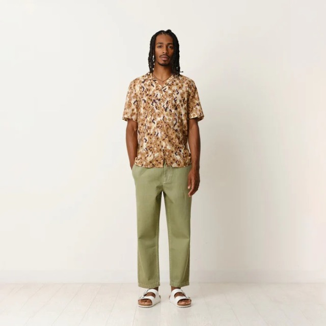 wax london "DIDCOT SS SHIRT" CHEET GOLD
