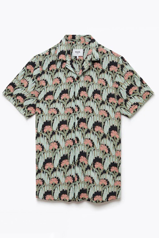 wax london "DIDCOT SS SHIRT" IVY MINT GREEN
