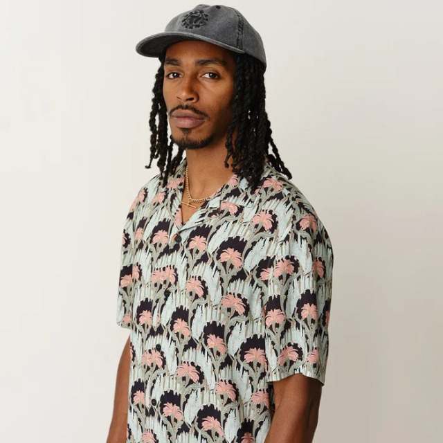 wax london "DIDCOT SS SHIRT" IVY MINT GREEN
