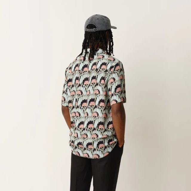 wax london "DIDCOT SS SHIRT" IVY MINT GREEN
