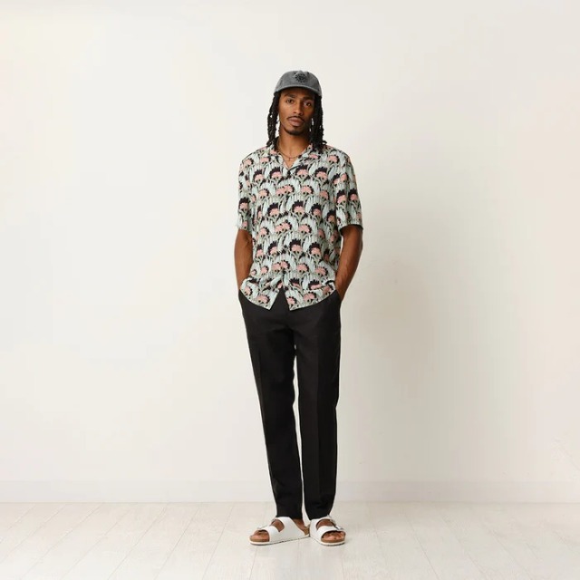 wax london "DIDCOT SS SHIRT" IVY MINT GREEN