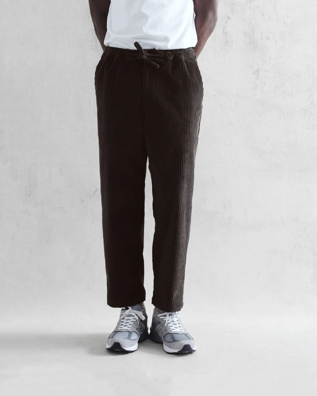 wax london "Kurt Trousers" Dark Grey Cord