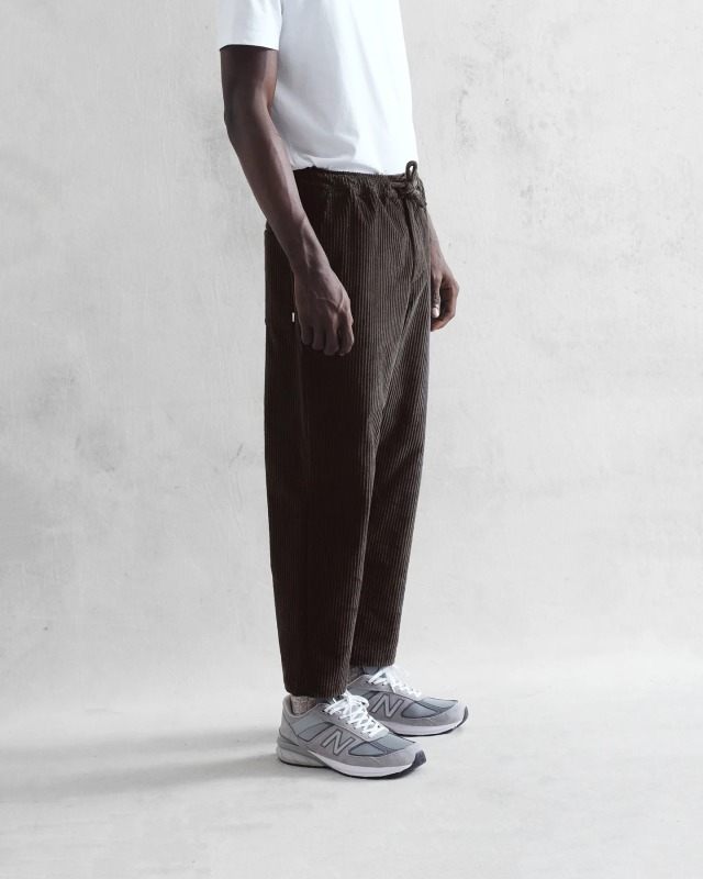 wax london "Kurt Trousers" Dark Grey Cord