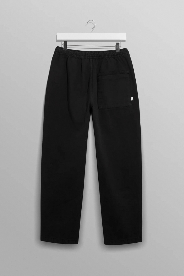 wax london "Kurt Trousers" Black Heavy Twill