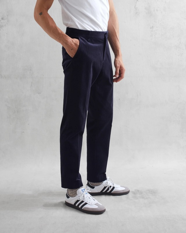 wax london "Alp Trousers" Navy Cord