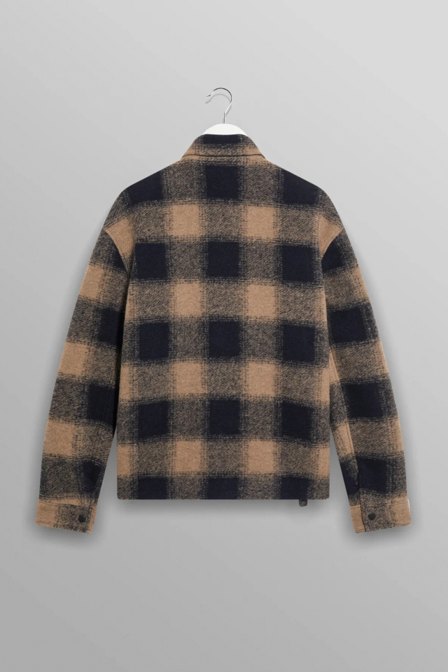 wax london "Greenland Jacket" Navy/Beige