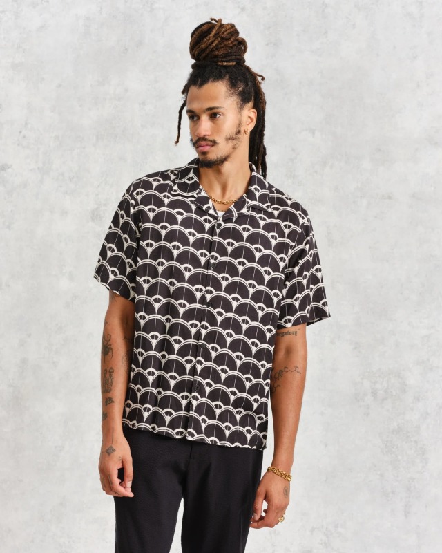 wax london "Didcot Shirt" Midnight Curve