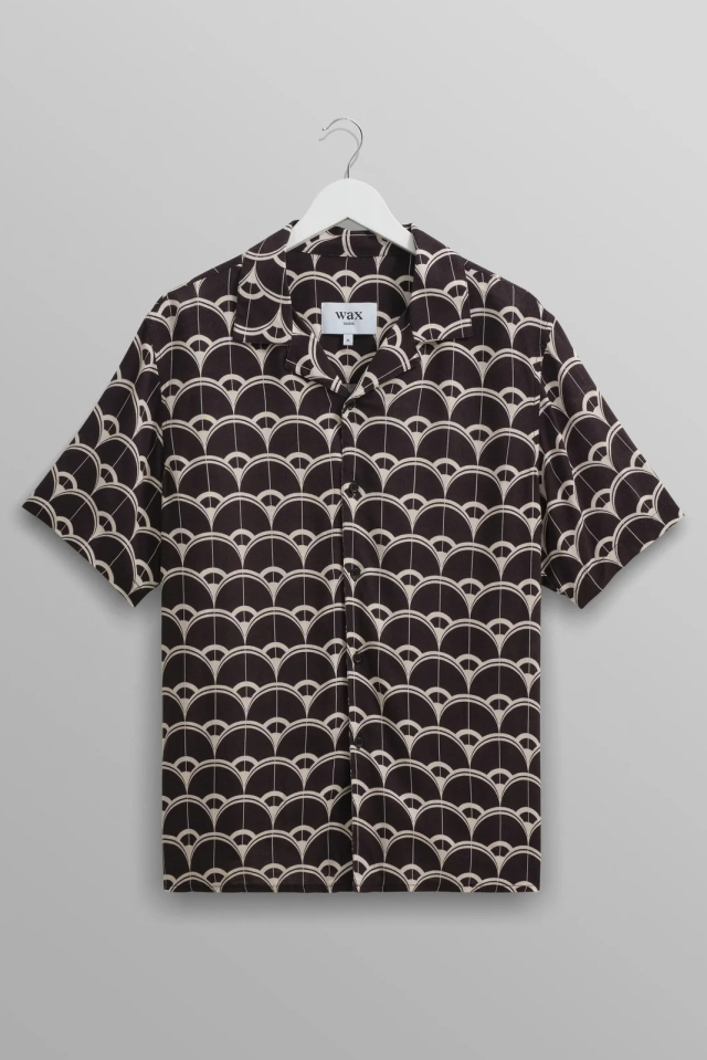 wax london "Didcot Shirt" Midnight Curve