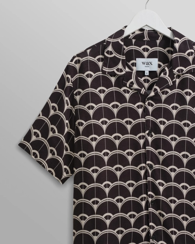 wax london "Didcot Shirt" Midnight Curve