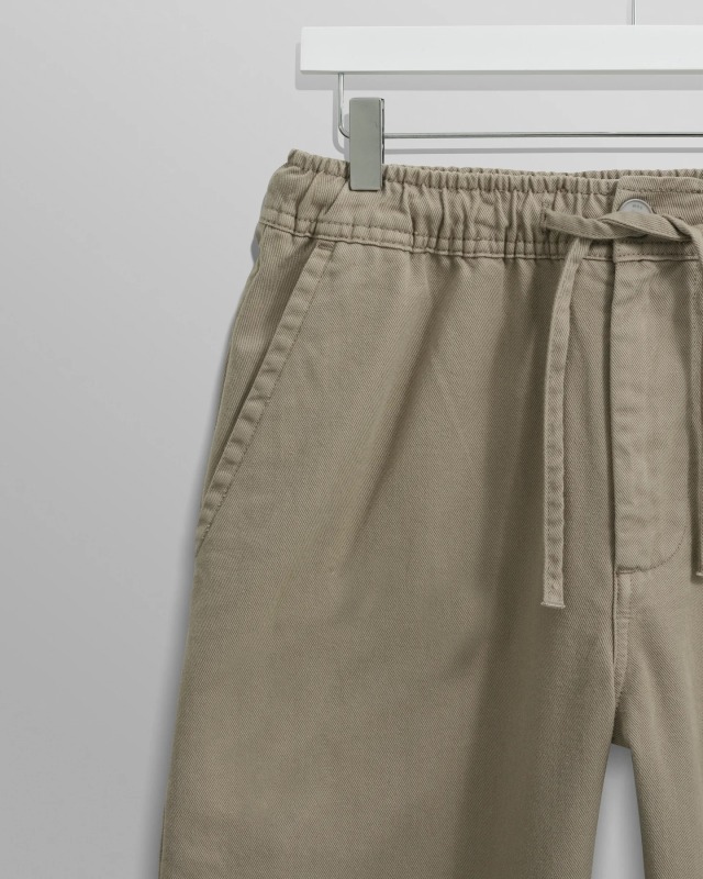 wax london "Kurt Trousers" Light Khaki Twill