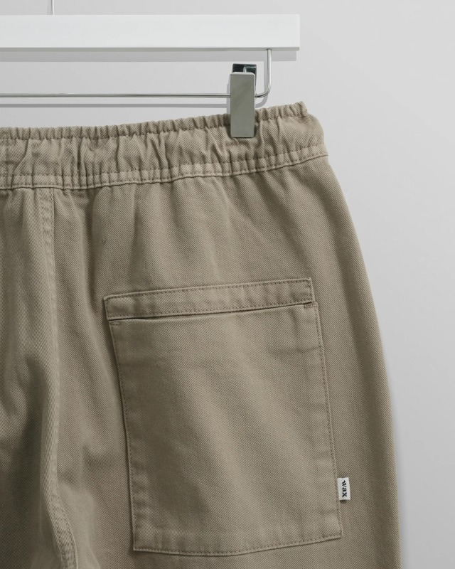 wax london "Kurt Trousers" Light Khaki Twill