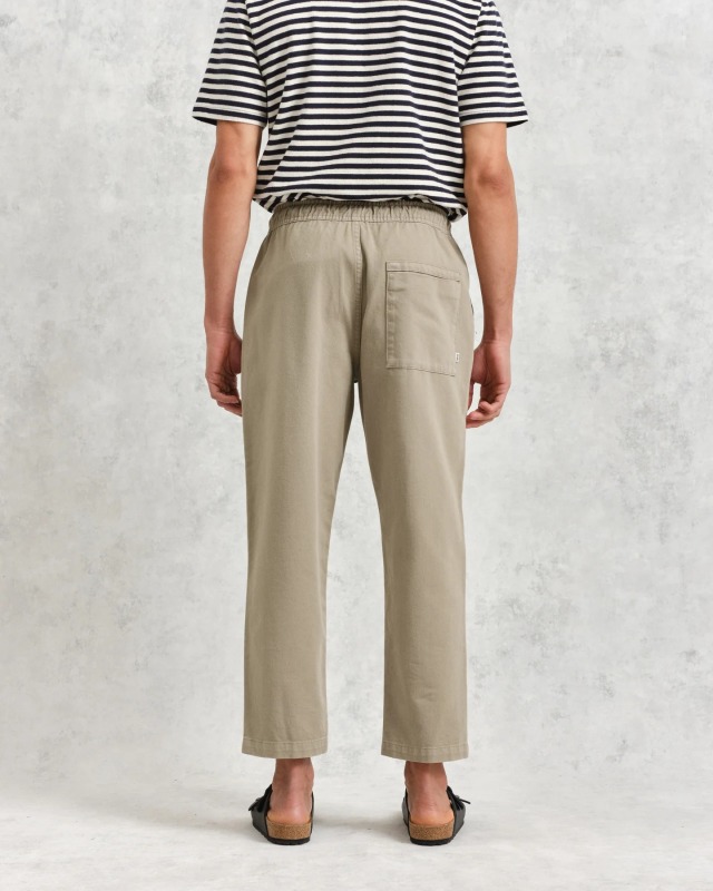 wax london "Kurt Trousers" Light Khaki Twill