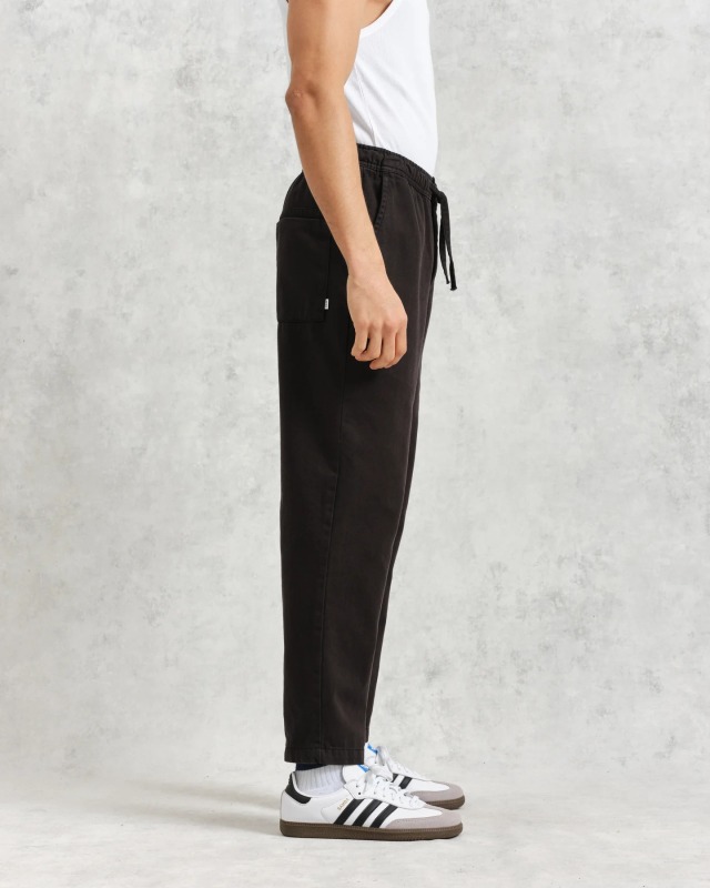 wax london "Kurt Trousers" Black Twill
