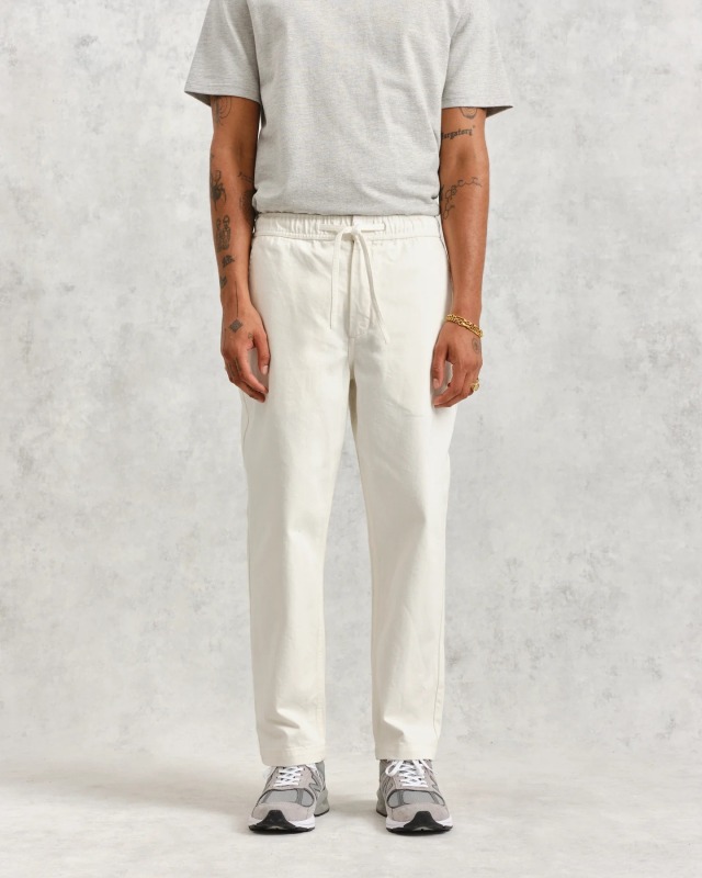 wax london "Kurt Trousers" ECRU Twill