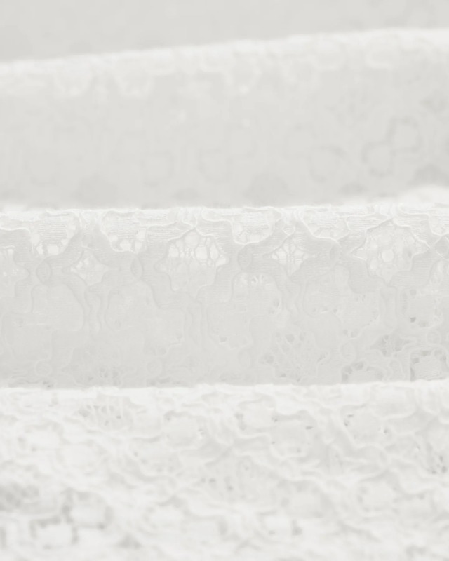 wax london "Didcot Shirt" White Corded Lace