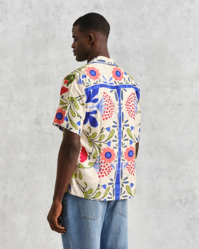 wax london "Didcot Shirt" Multi Summer Floral