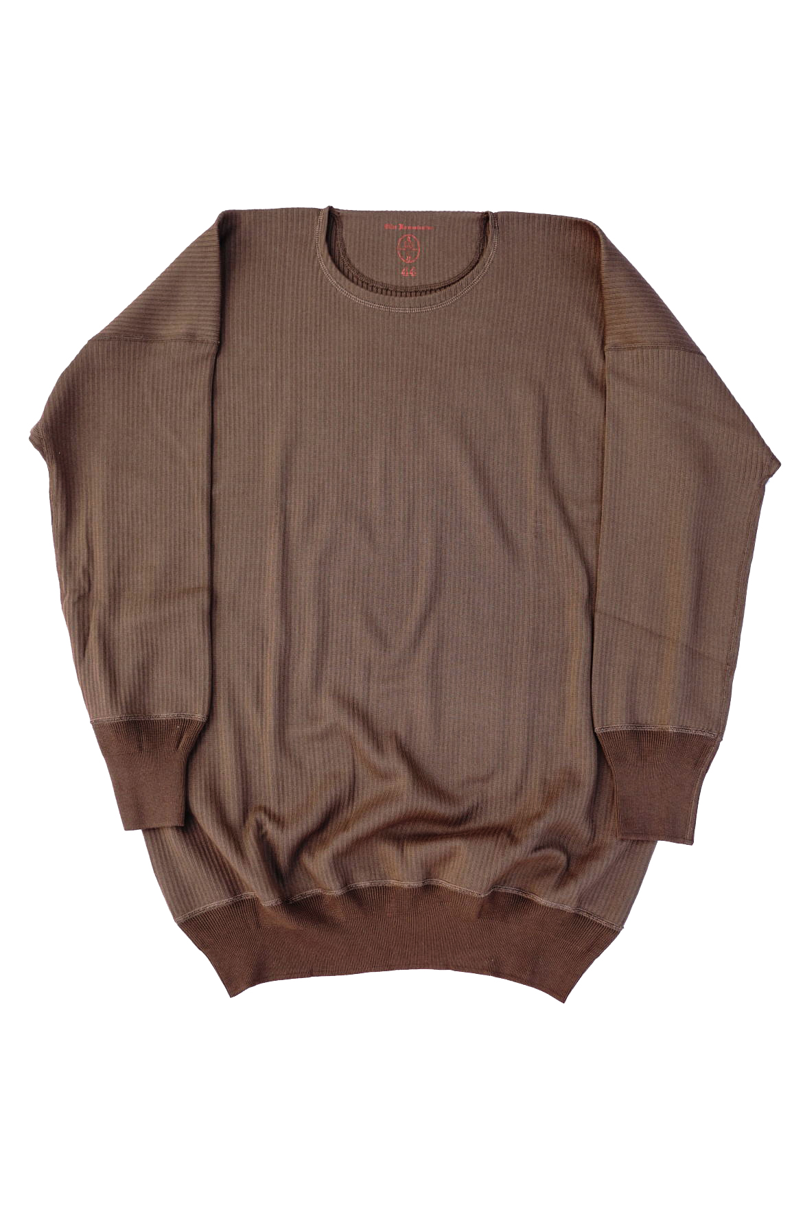 Olde Homesteader "Crew Neck Longsleeve" - Swedenish Army Rib - RUSTIC WOOD