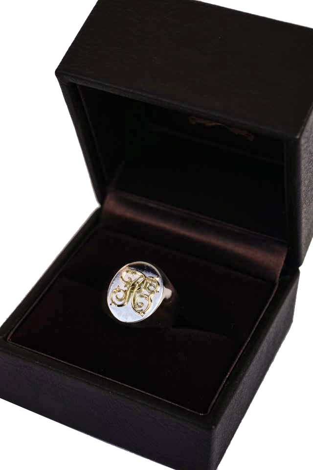 PEANUTS & Co. Signet ring Small K18Gold×Silver B.S.W. market place