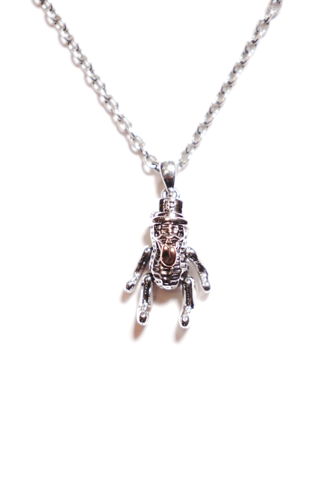 PEANUTS & Co. TEDDY BEROPEANUTS silver×K10 + silver chain 60cm round