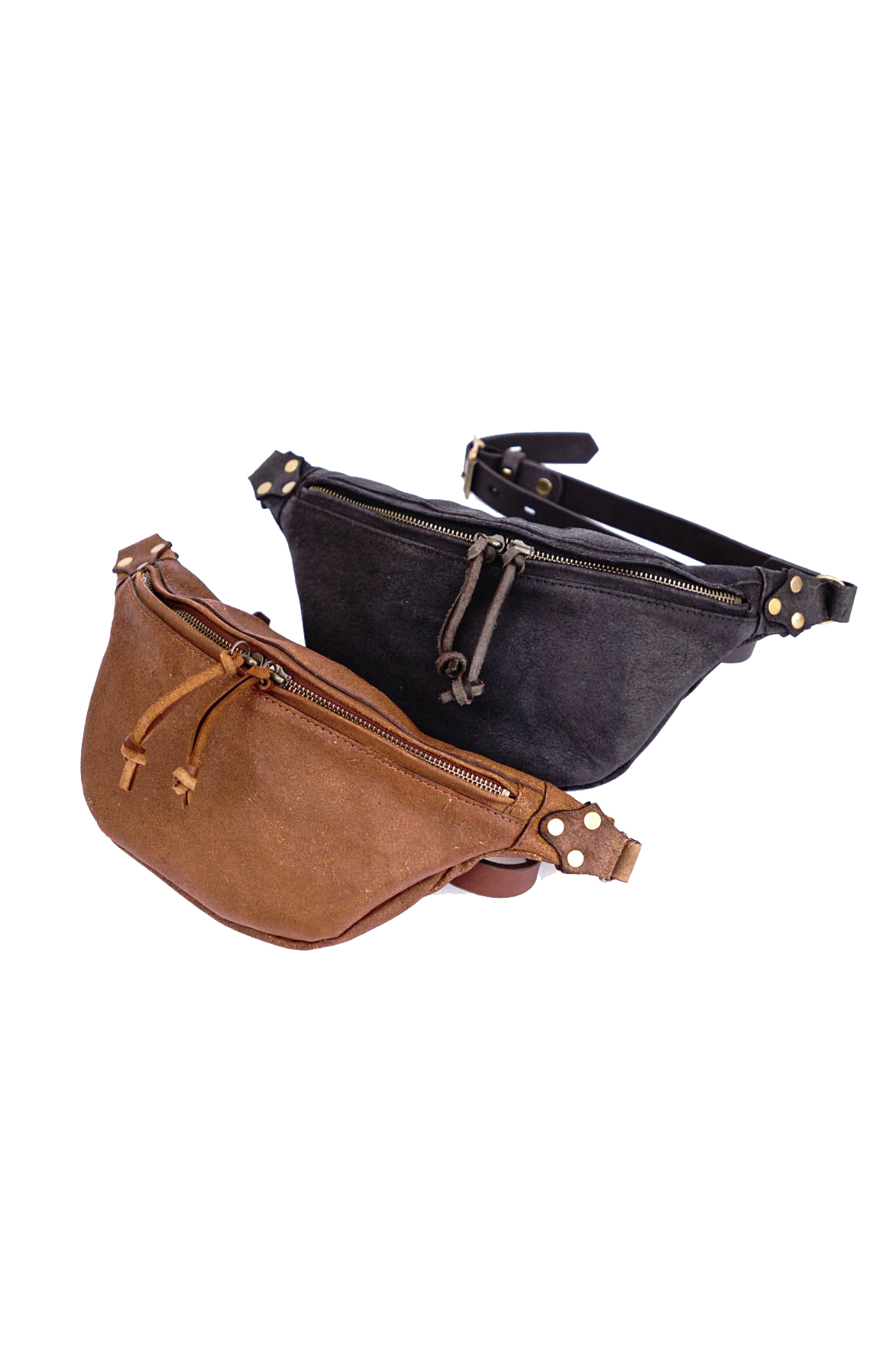 VASCO "LEATHER WAIST BAG -SMALL" ROUGH OUT