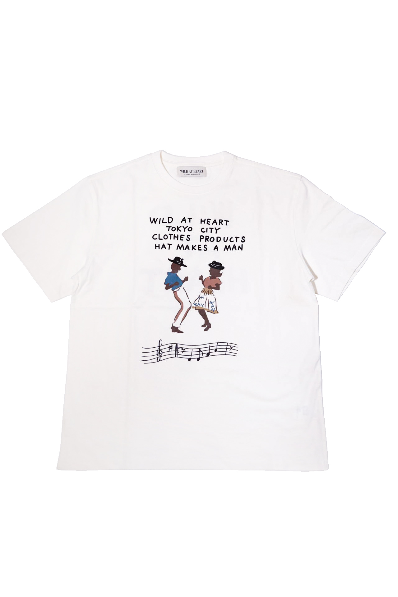 WILD AT HEART "SKA" 6.2oz Crew Neck S/S TEE