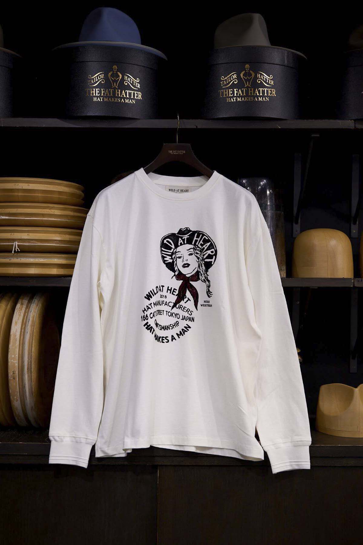 WILD AT HEART "FRONTIER COWGIRL" TEE LS