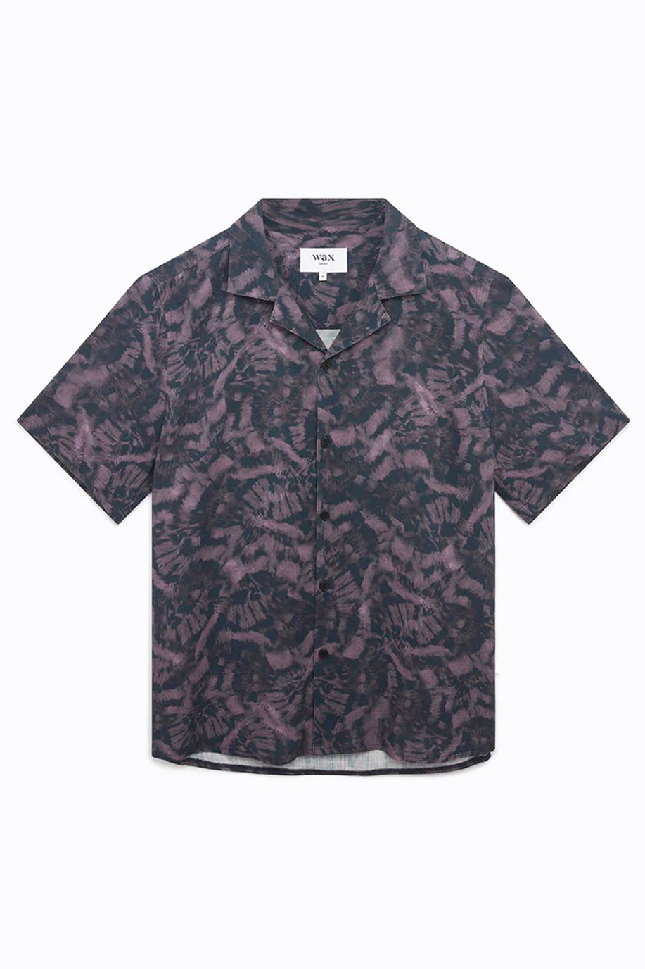 wax london "DIDCOT SS SHIRT" TIE-DYE PURPLE