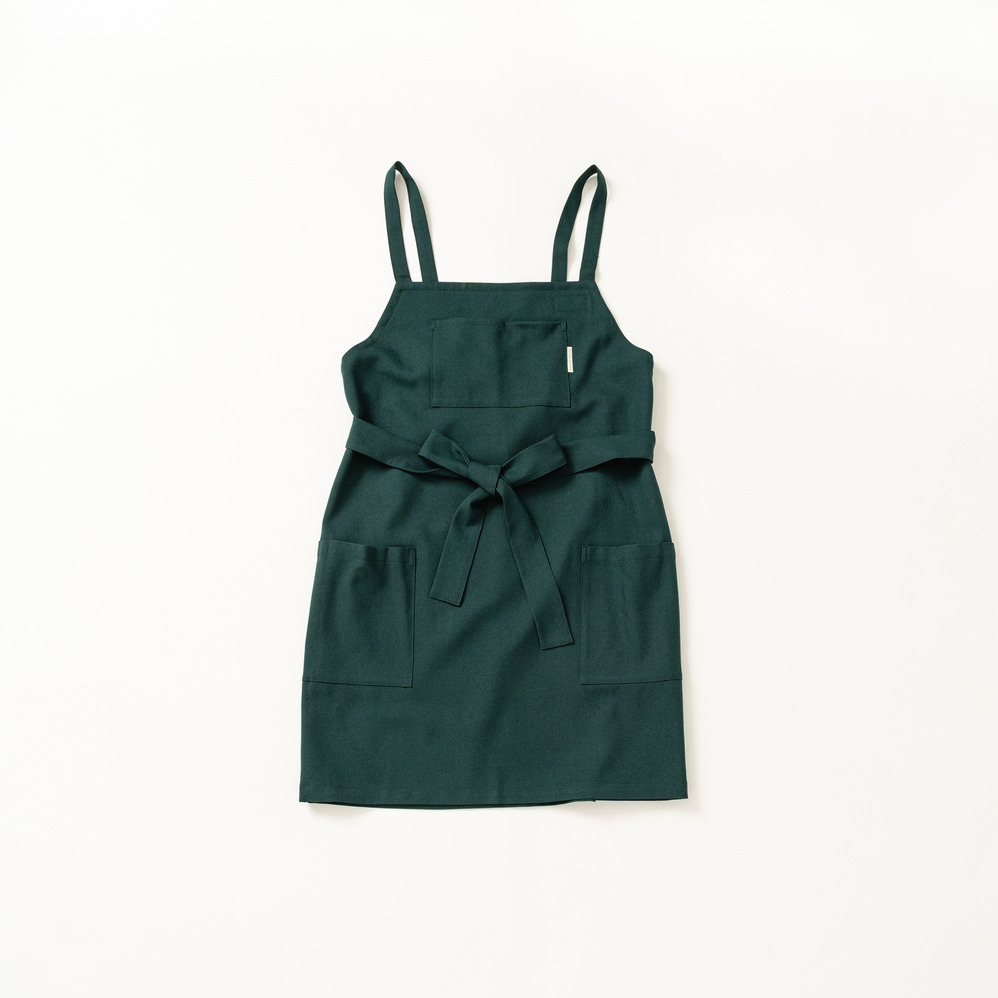 ネット先行★ドライブエプロン・プロ仕様【グリーン】ポリエステル100％・ノーアイロン・ポケット多数♪