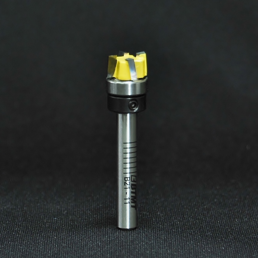 B21-11 刃径12mm ミックス4枚刃「大入れ＆プレナー」ビット 6mm軸　　《送料無料》