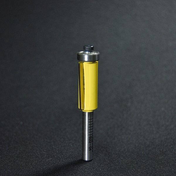 B22-04  刃径12mm 長いフラッシュトリムビット（傾斜刃）6mm軸　　《送料無料》