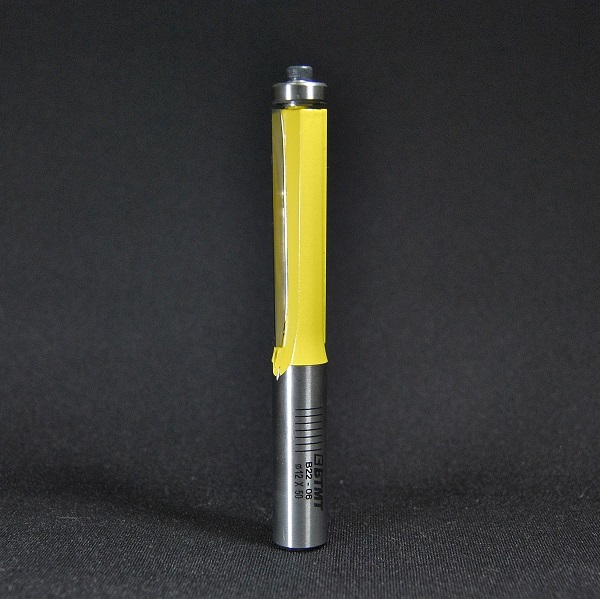 B22-06  12mm軸 ロングサイズのフラッシュトリムビット（傾斜刃）　　《送料無料》