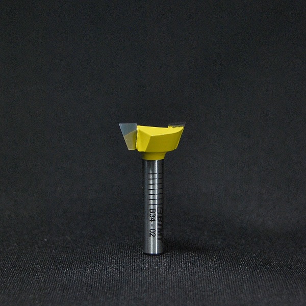 B34-02  刃径19mm 19度 「アリ溝」 ビット 6mm軸　　《送料無料》